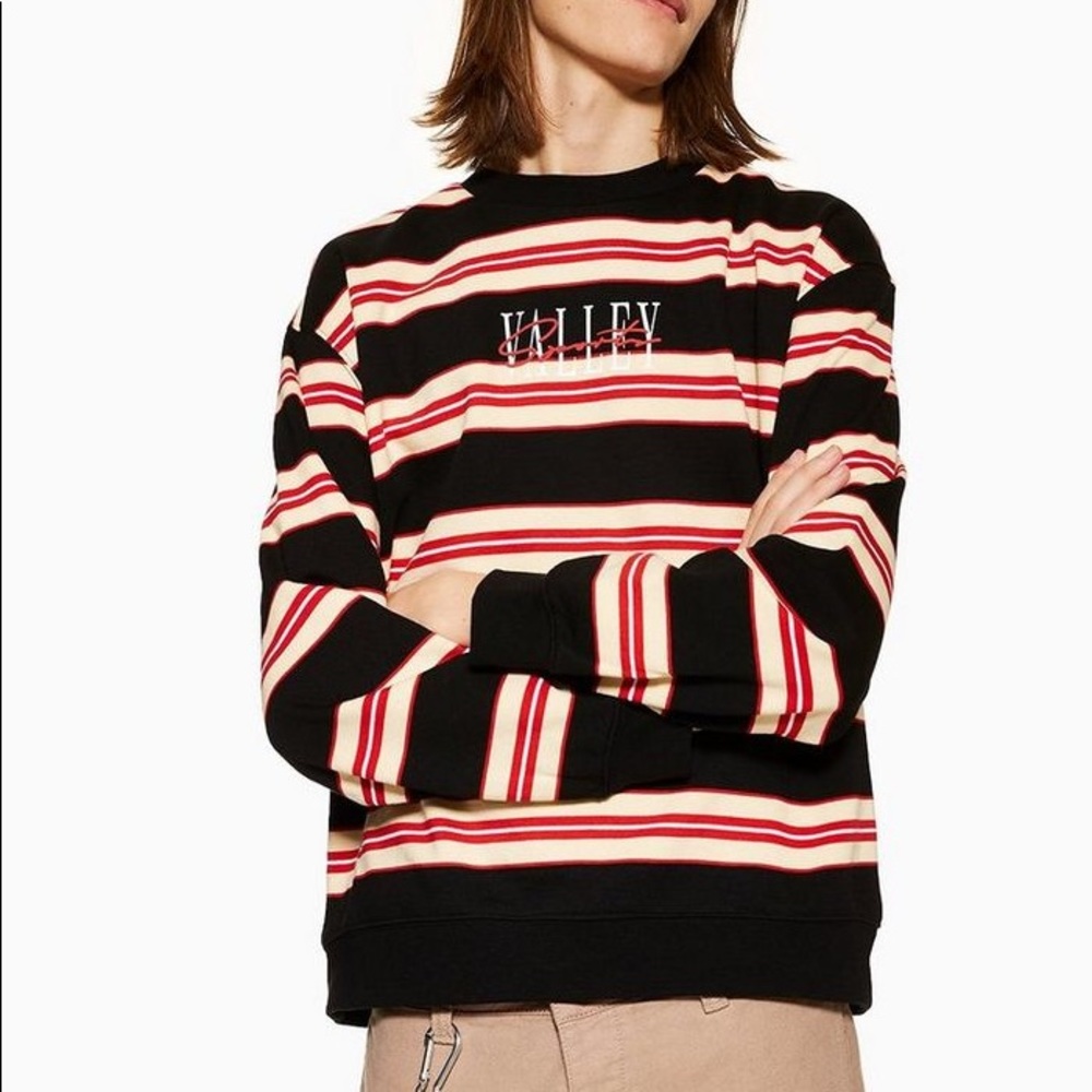 TopMan Stripe Valley sweatshirt